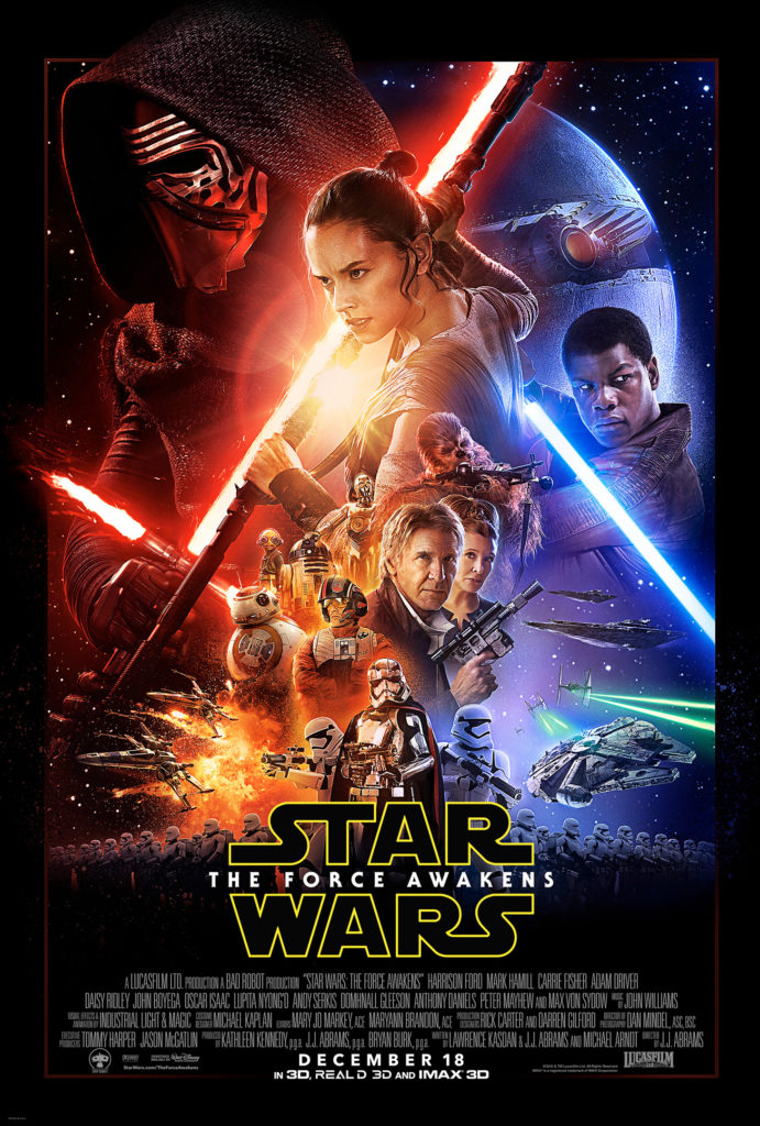 movie poster for Star Wars The Force Awakens